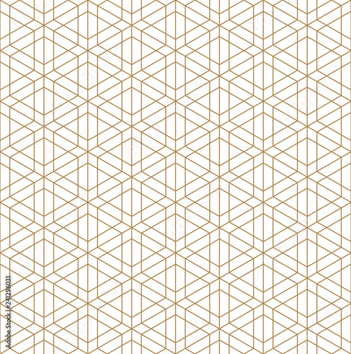 Beautiful Seamless japanese pattern kumiko for shoji screen, great design for any purposes. Japanese pattern background vector. Japanese traditional wall, shoji.Fine lines.