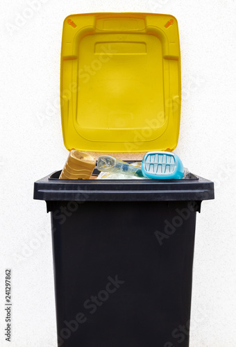 Quadro su tela Mülltonne für Plastik