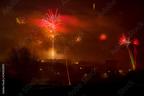 fireworks on new years eve 2019 photo