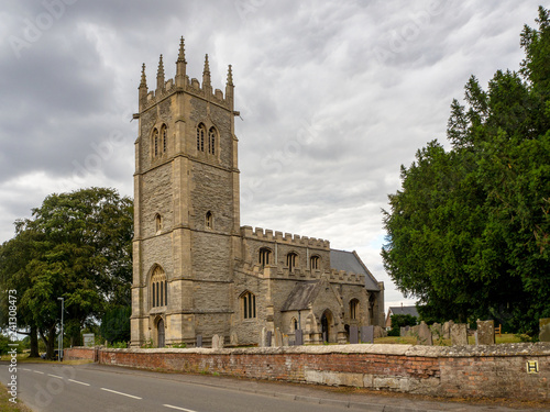 All Saints medieval, gothic church in Hawton, near Newark, Nottinghamshire, England, UK. The church is regarded as a building of outstanding architectural and historic interest