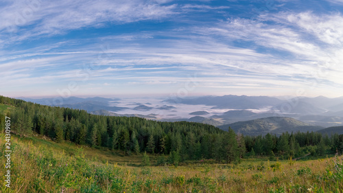 South Altay Mountains Panorama