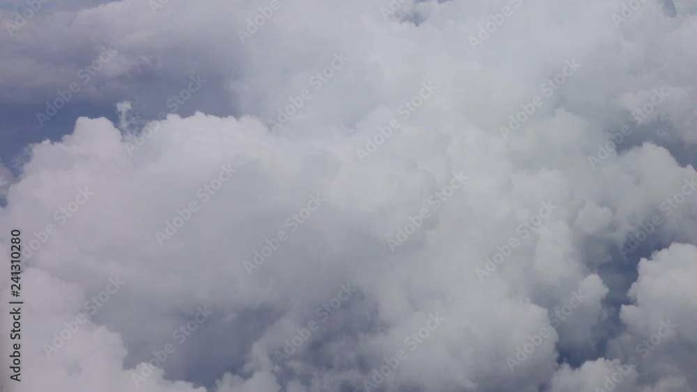 Aerial view on storm clouds Aerial view on storm clouds
