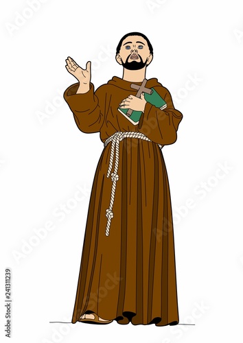 Monk in ecstasy