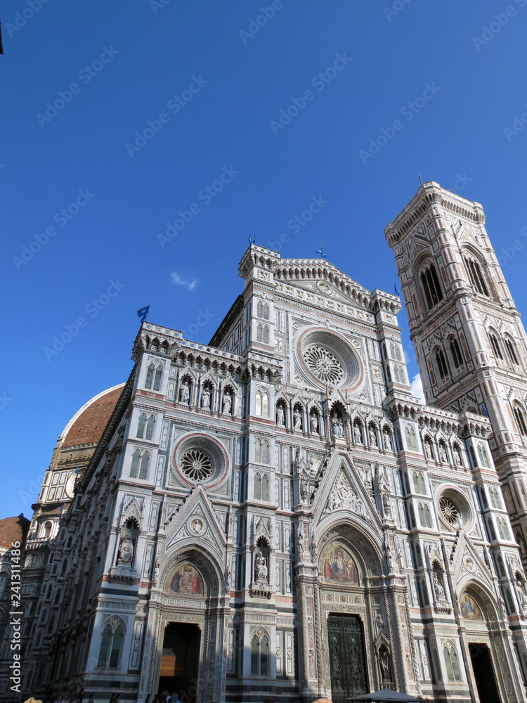 Europe, Italy,Tuscany, Florence,сathedral of Santa  Maria del Fiore the most famous building of the  Florentine Quattrocento.