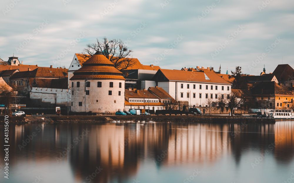 Obraz premium Lent District and the river Drava in Maribor, Slovenia