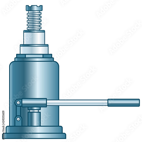 Lifting jack illustration