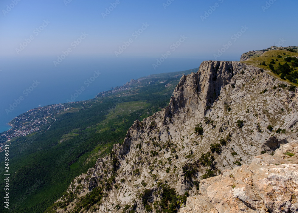Fototapeta premium view of mountains, Crimea