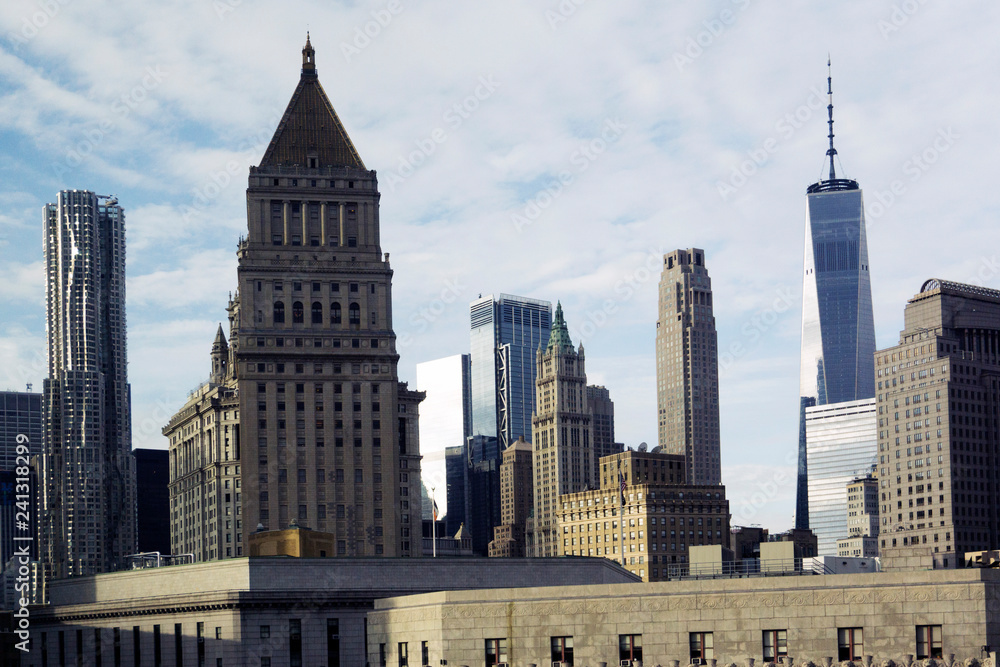 Rare view of Manhattan, New york city Rare view of Manhattan, New york city