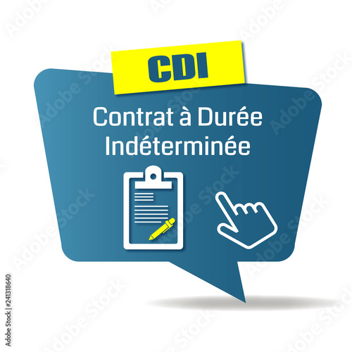 Logo contrat de travail.