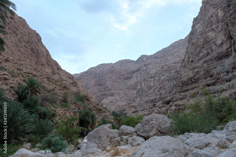 canyon in the mountains Oman