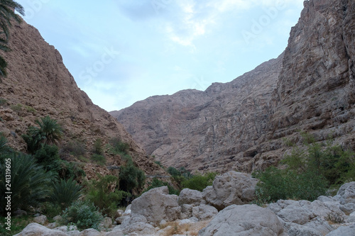 canyon in the mountains Oman
