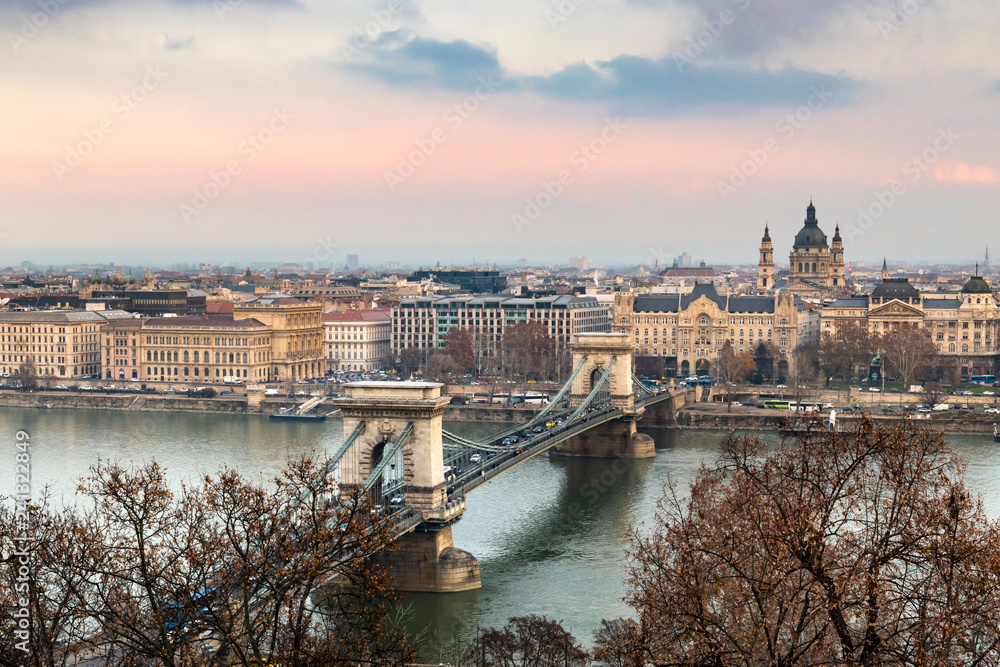 Naklejka premium Panorama Budapeszt, Węgry