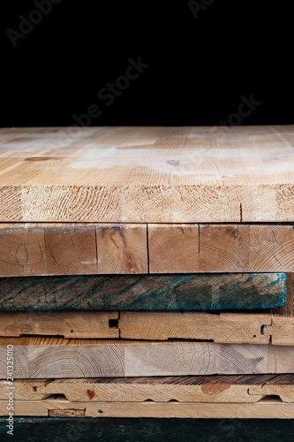 Grunge wood board texture with natural pattern.