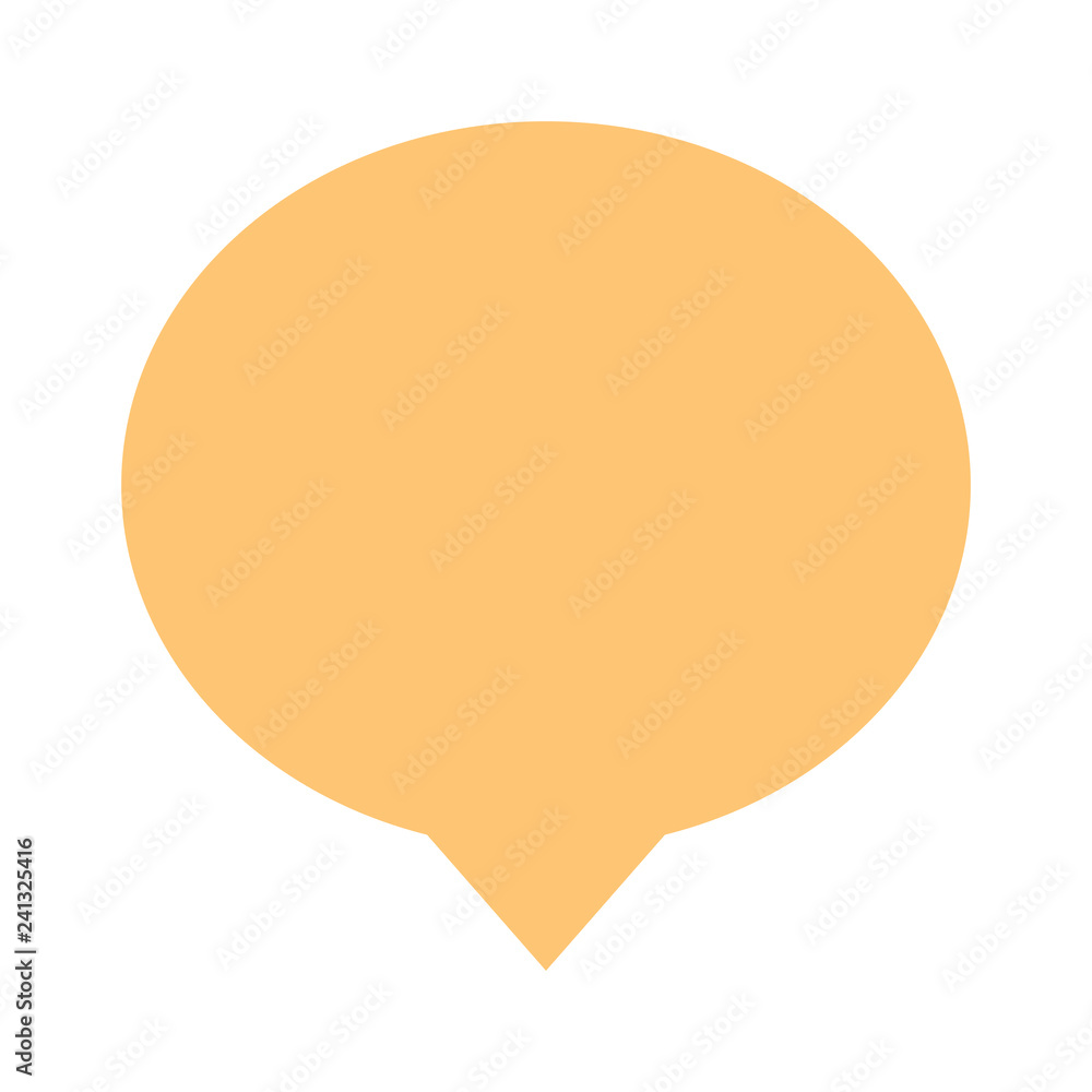 Oval blank speech bubble sign or empty map pin icon. Design graphic element is saved as a vector illustration Oval blank speech bubble sign or empty map pin icon. Design graphic element is saved as a vector illustration