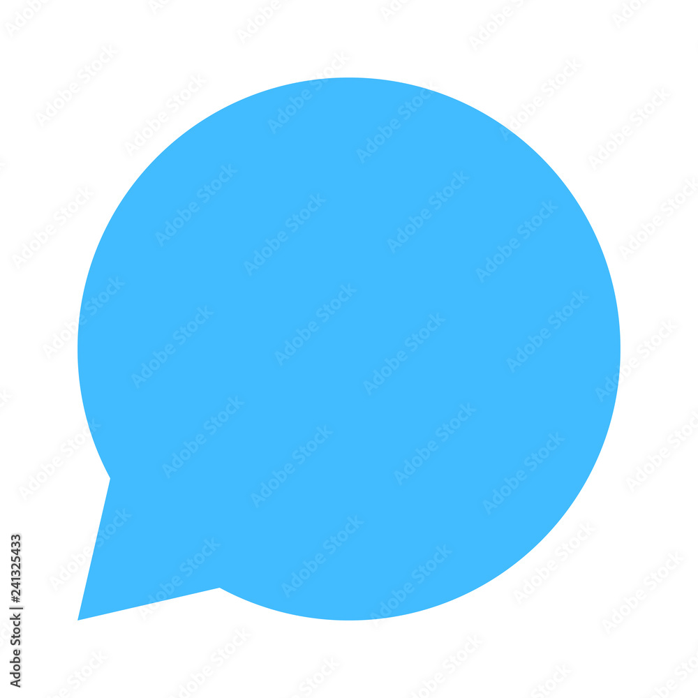 Circle blank speech bubble sign or empty map pin icon. Design graphic element is saved as a vector illustration Circle blank speech bubble sign or empty map pin icon. Design graphic element is saved as a vector illustration