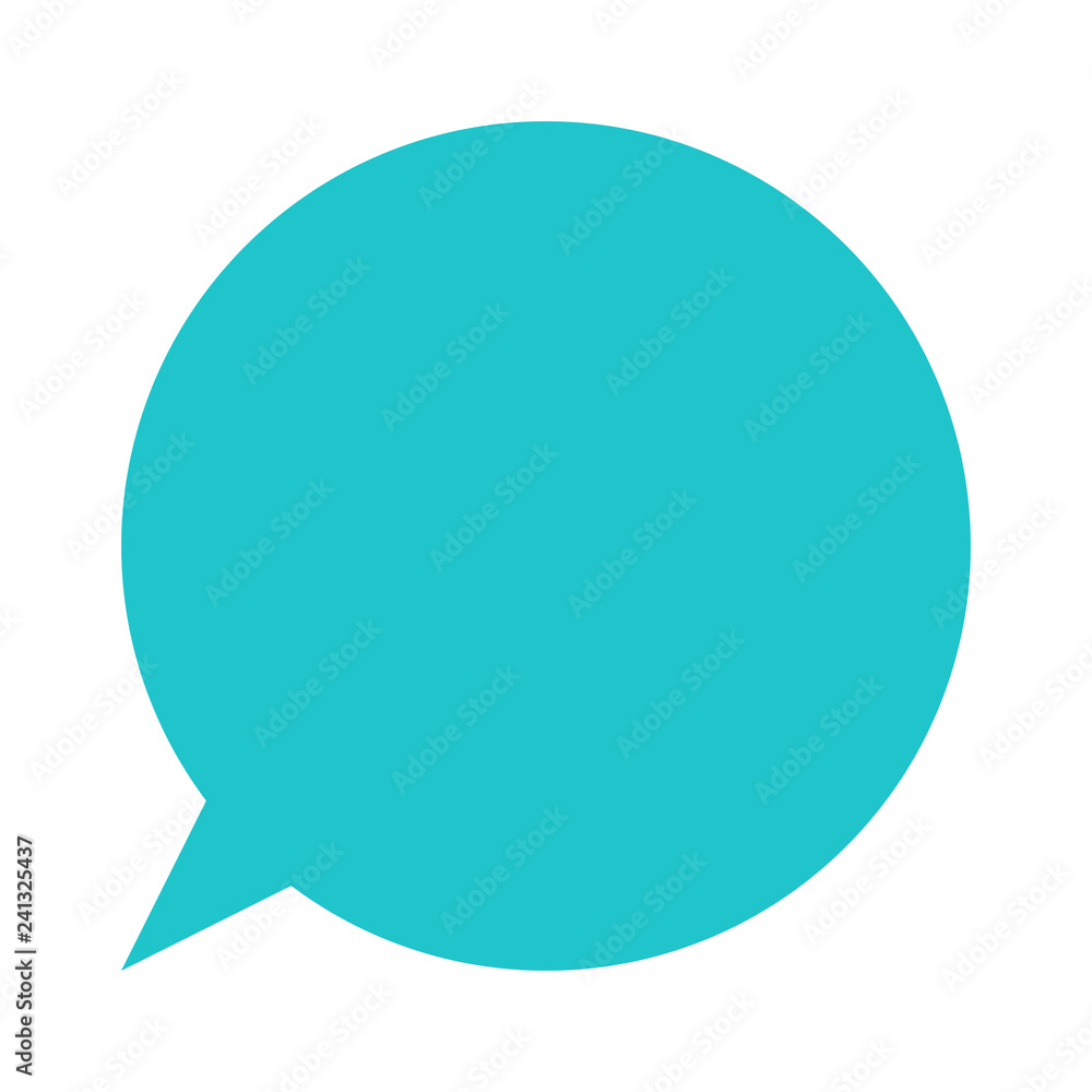 Circle blank speech bubble sign or empty map pin icon. Design graphic element is saved as a vector illustration Circle blank speech bubble sign or empty map pin icon. Design graphic element is saved as a vector illustration