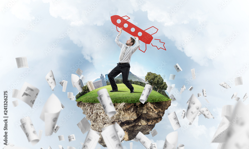 Successful businessman and development Successful businessman and development