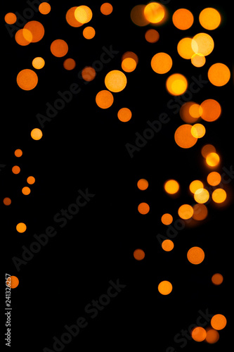 Abstract blurred dark red background with beautiful bokeh effect.