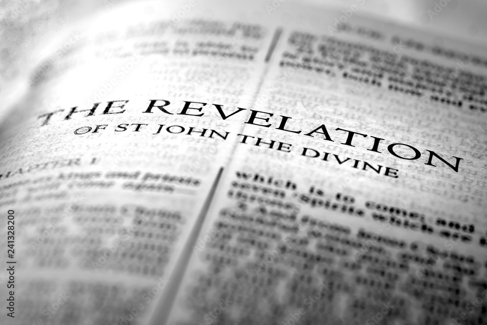 Fototapeta premium Bible New Testament Christian Gospel Revelations