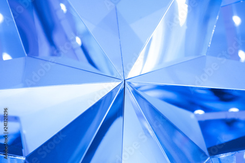 A beautiful combination of glossy surfaces. Blue toned