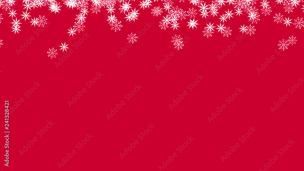 Abstract background with a variety of colorful snowflakes. Big and small. Abstract background with a variety of colorful snowflakes. Big and small.