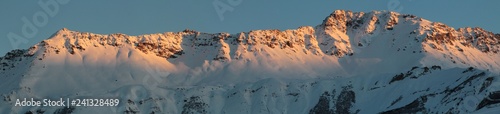 Massif du cheval noir vallée de la maurienne dans les Alpes françaises