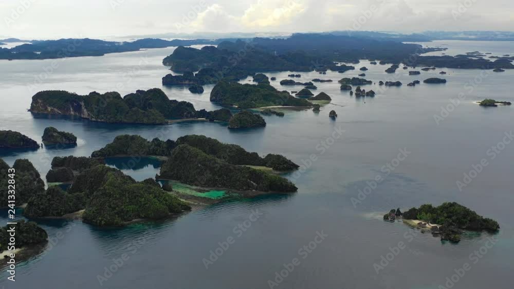 Aerial View of Incredible Islands in Misool, Raja Ampat Aerial View of Incredible Islands in Misool, Raja Ampat
