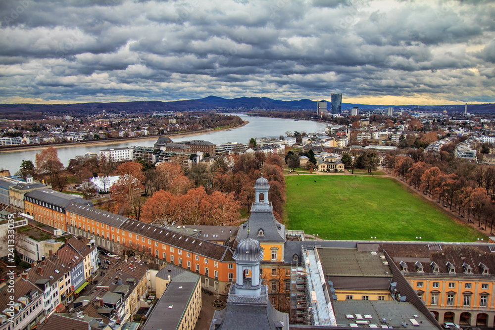Blick auf Bonn, Deutschland