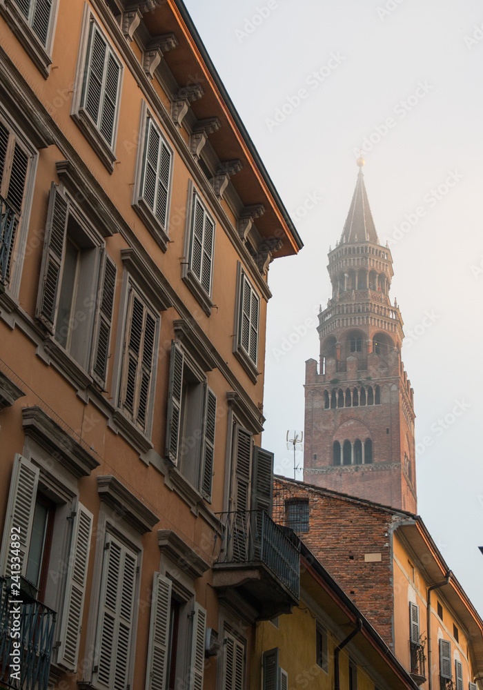 Historical centre of Cremona, italy