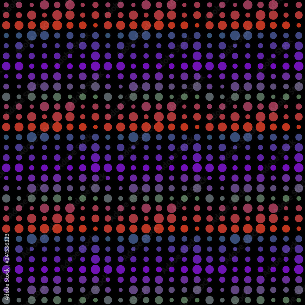 Seamless abstract pattern background with a variety of colored circles. Seamless abstract pattern background with a variety of colored circles.