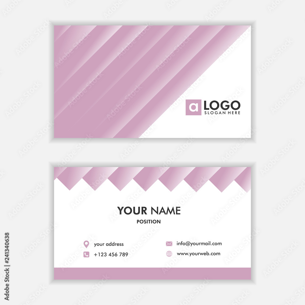 Fototapeta premium business card design vector template
