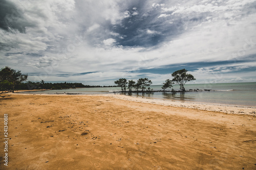 Beach in Brazil, Atlantic Ocean, Praia Formosa, Santa Cruz, Aracruz, Espírito Santo