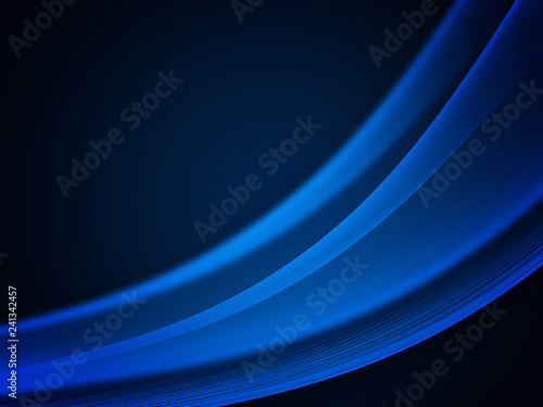 Blue smooth lines background