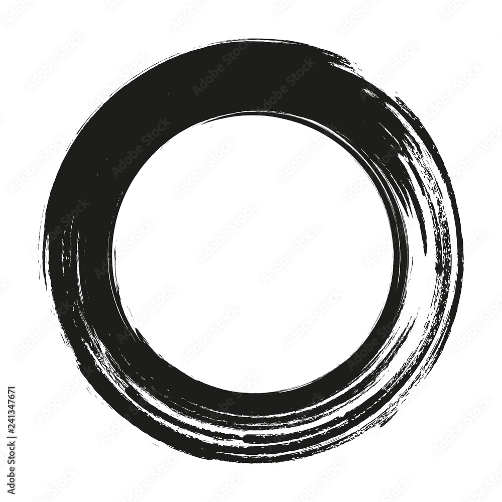 vector brush strokes circles of paint on white background. Ink hand drawn paint brush circle. Logo, label design element vector illustration. Black abstract grunge circle. Frame. vector brush strokes circles of paint on white background. Ink hand drawn paint brush circle. Logo, label design element vector illustration. Black abstract grunge circle. Frame.