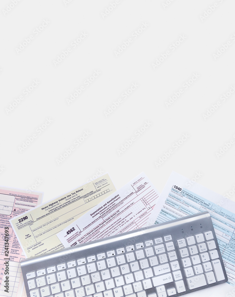 Obraz premium Electronic Tax Fing