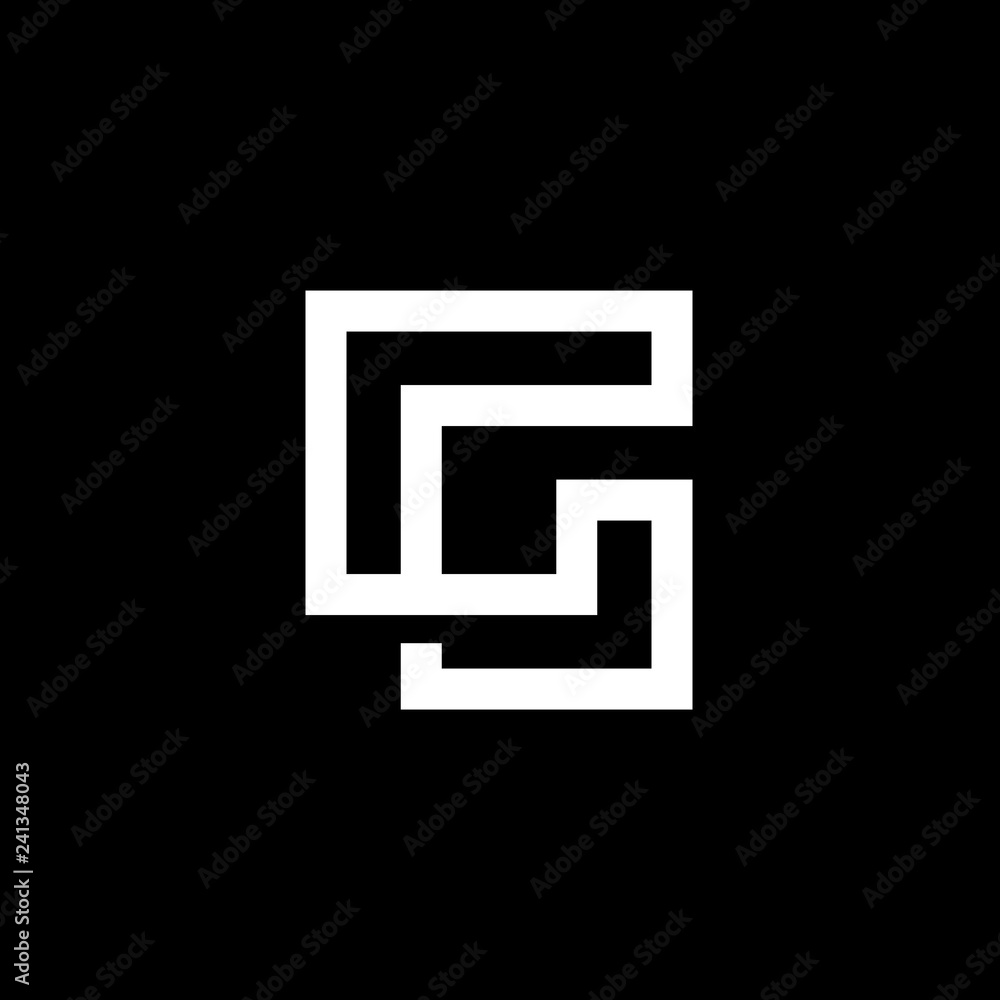 Outstanding Elegant Modern Black and White Color Alphabet G Initial Based Icon Logo Design - Vector Outstanding Elegant Modern Black and White Color Alphabet G Initial Based Icon Logo Design - Vector