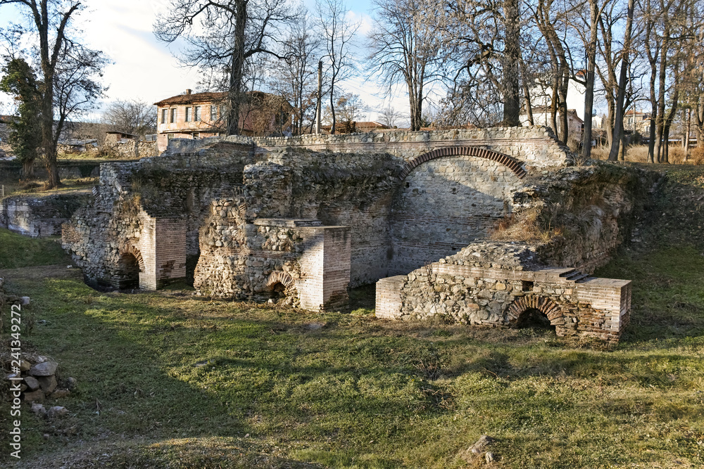 Remains of the builings in the ancient Roman city of Diokletianopolis, town of Hisarya, Plovdiv Region, Bulgaria Remains of the builings in the ancient Roman city of Diokletianopolis, town of Hisarya, Plovdiv Region, Bulgaria