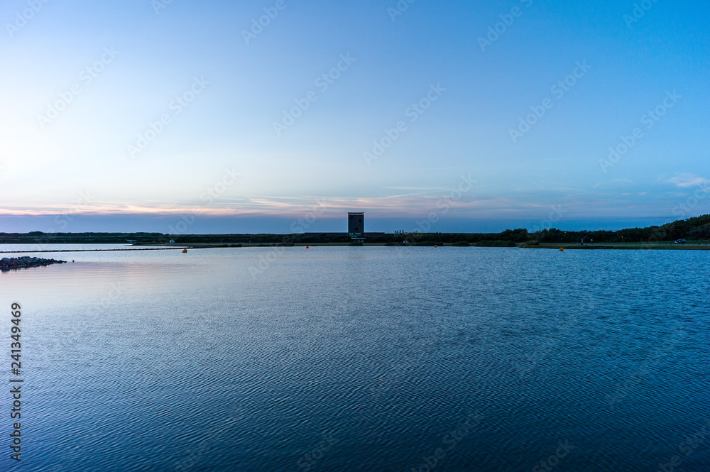 Brouwersdam Sonnenuntergang