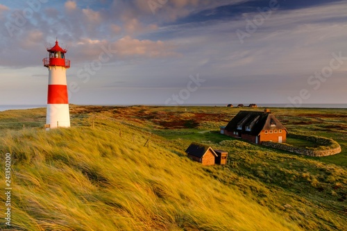 List Ost Lighthouse, Sylt, Schleswig-Holstein, Germany photo