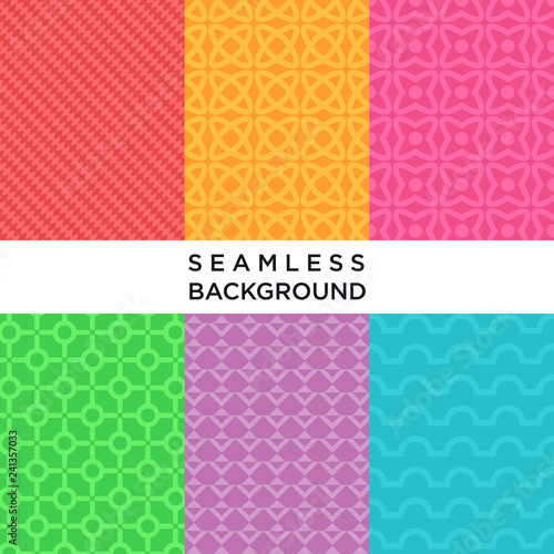 Geometric seamless pattern background collections, use for any purpose