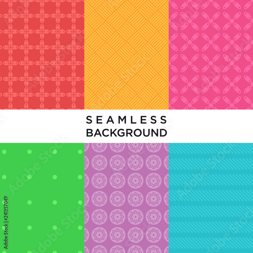 Geometric seamless pattern background collections, use for any purpose