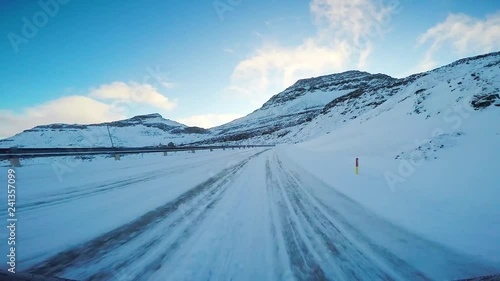 Traveling in the countryside in the Faroe Islands