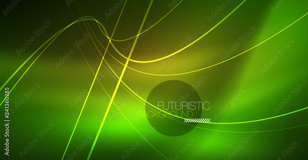 Neon glowing magic background, neon banner, night sky wallpaper. Magic light effect. Christmas abstract pattern. Neon glowing magic background, neon banner, night sky wallpaper. Magic light effect. Christmas abstract pattern.