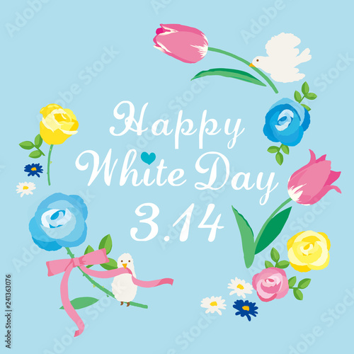 ホワイトデー　イメージイラスト