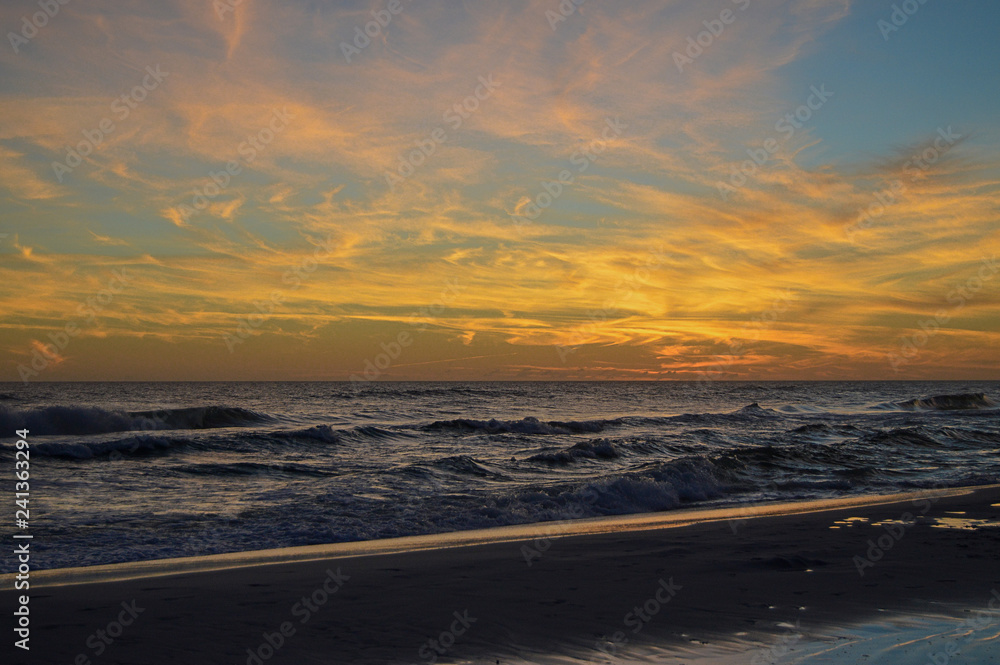 Obraz premium Sunset and beach