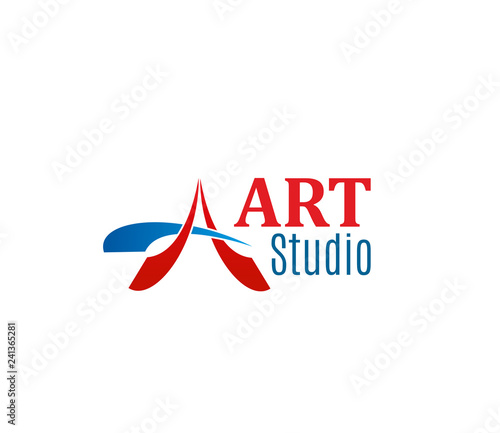 Free Download Vector sign of art studio - GFXLoad
