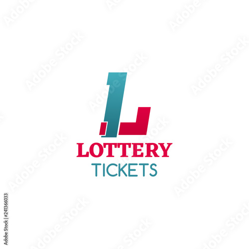 Lottery tickets vector icon
