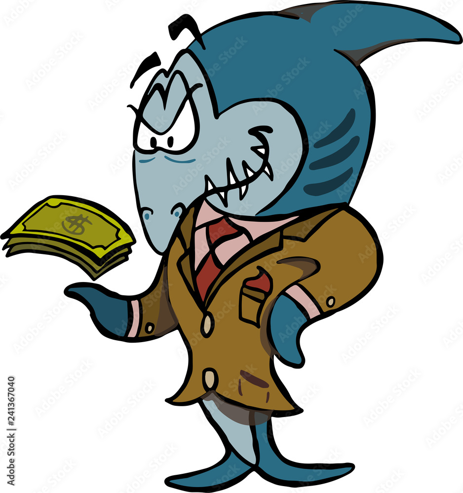 Obraz premium Shark Investor