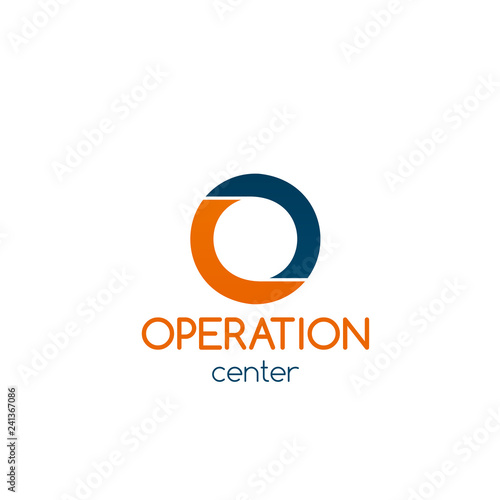 Vector badge for operation center