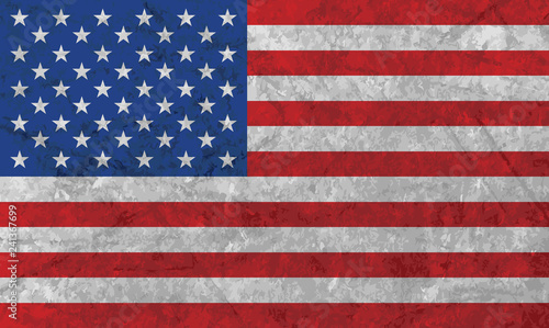 USA flag vintage